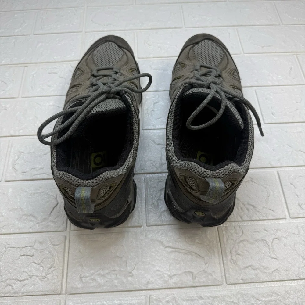 Oboz Sawtooth 2 Low Mens Grey Hiking Trail Shoes Size 10